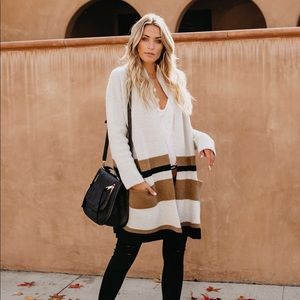 JORDAN POCKETED KNIT CARDIGAN